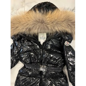 Слитный комбинезон Moncler черный