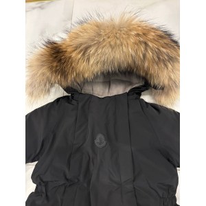 Слитный комбинезон Moncler черный