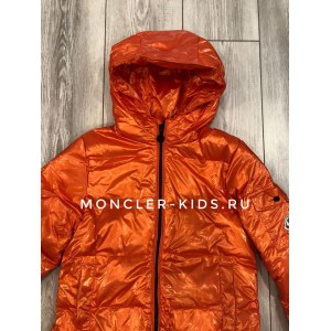 Детские пальто Moncler оранжевое