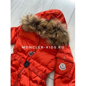 Слитный комбинезон Moncler оранжевый