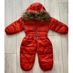 Слитный комбинезон Moncler оранжевый