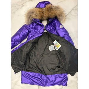 Детский пуховик (Пальто) Moncler фиолетовое 