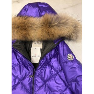 Детский пуховик (Пальто) Moncler фиолетовое 