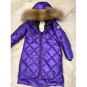 Детский пуховик (Пальто) Moncler фиолетовое 