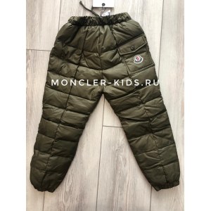 Детские штаны Монклер зеленые