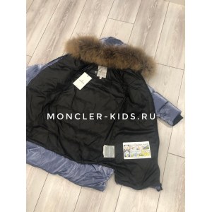 Детский пуховик (Пальто) Moncler Голубой
