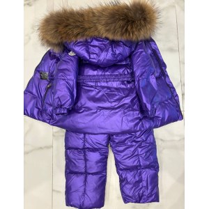 Раздельный комбинезон Moncler фиолетовый