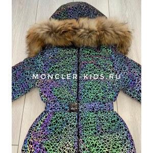 Слитный комбинезон Moncler Светоотражающий