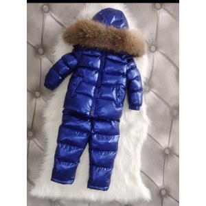 Раздельный комбинезон Moncler ярко синий