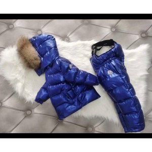 Раздельный комбинезон Moncler ярко синий