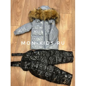 Раздельный комбинезон Moncler серый