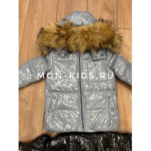 Раздельный комбинезон Moncler серый