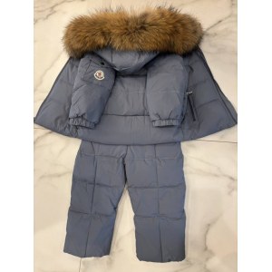 Раздельный комбинезон Moncler серый